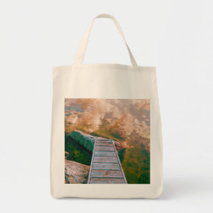 Reflections in the swedish archipelago tote bag