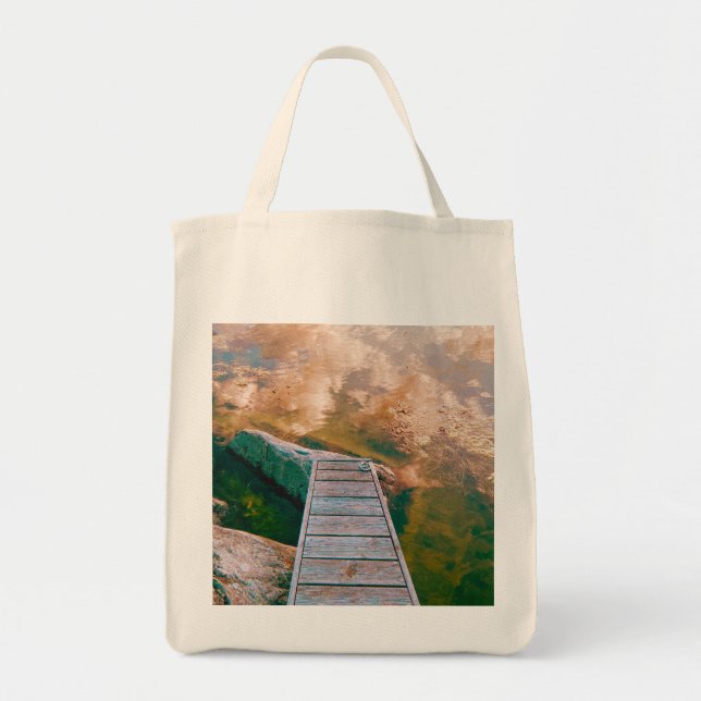 Reflections in the swedish archipelago tote bag (Front)
