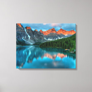 Reflections Moraine Lake Banff National Park Canvas Print