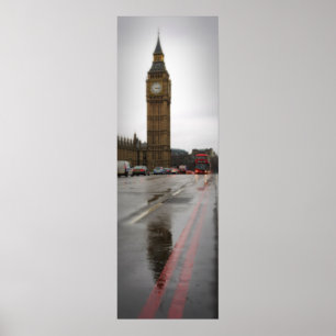 Reflections of Big Ben - London Poster