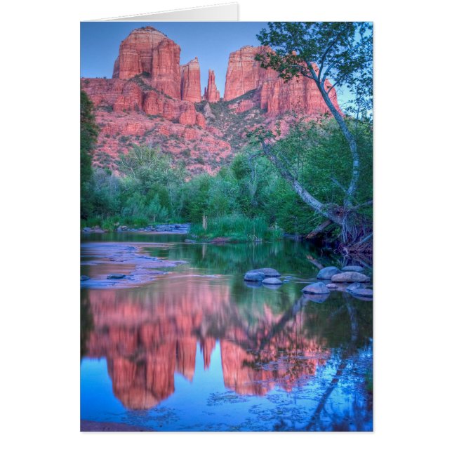 Reflections of Cathedral rock,  Sedona, Arizona (Front)