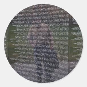 Reflections of Fallen Brothers Classic Round Sticker