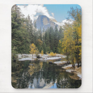 Reflections Of Half Dome Mouse Mat