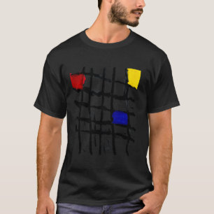 Reflections of Mondrian Designer T-Shirt