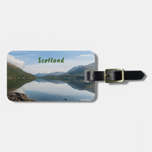 Reflections of mountains in Loch Creran - Scotland Luggage Tag