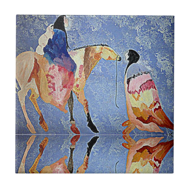 REFLECTIONS OF NATIVE AMERICANS TILE (Front)