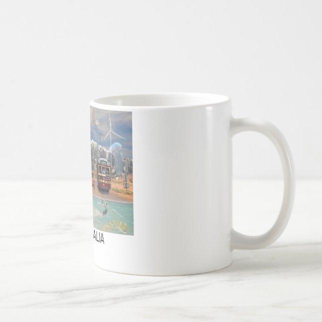 REFLECTIONS OF OZ    AUSTRALIA COFFEE MUG (Right)
