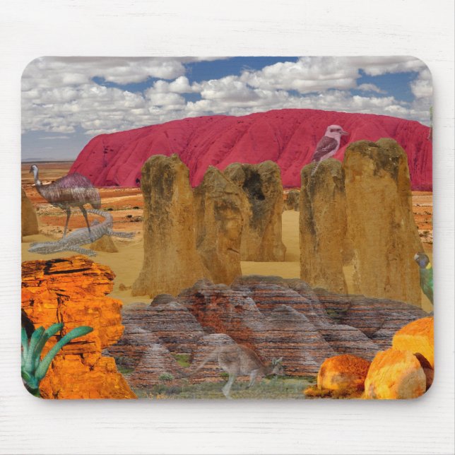 REFLECTIONS OF OZ Australian Outback Mouse Mat (Front)