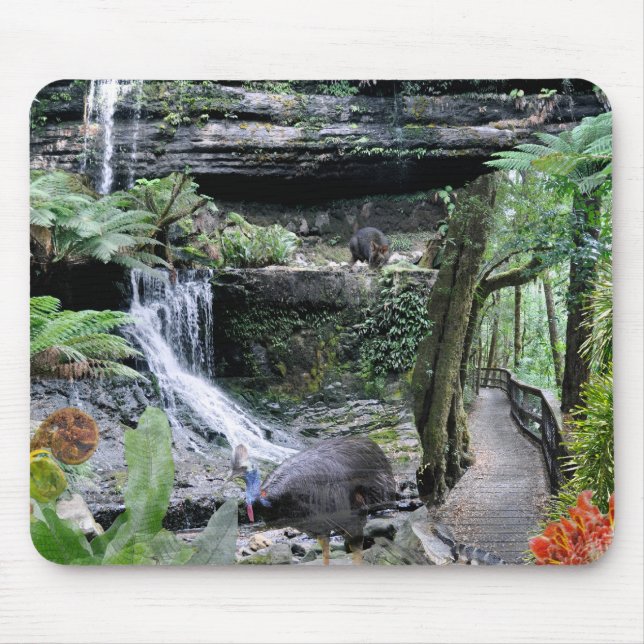REFLECTIONS OF OZ Australian Rainforest Mouse Mat (Front)