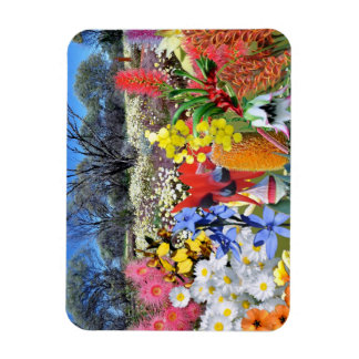 REFLECTIONS OF OZ Australian Wildflowers Magnet
