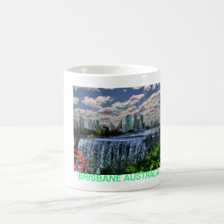REFLECTIONS OF OZ  Brisbane River Waterfalls Coffee Mug
