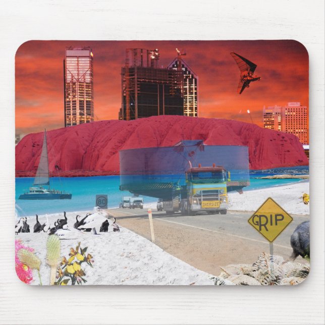 REFLECTIONS OF OZ Uluru to the coast Mouse Mat (Front)