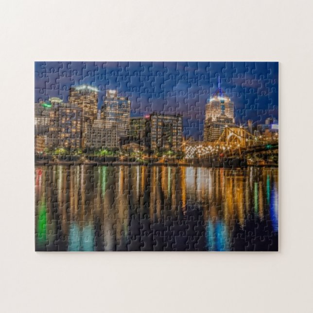 Reflections of Pittsburgh Jigsaw Puzzle (Horizontal)