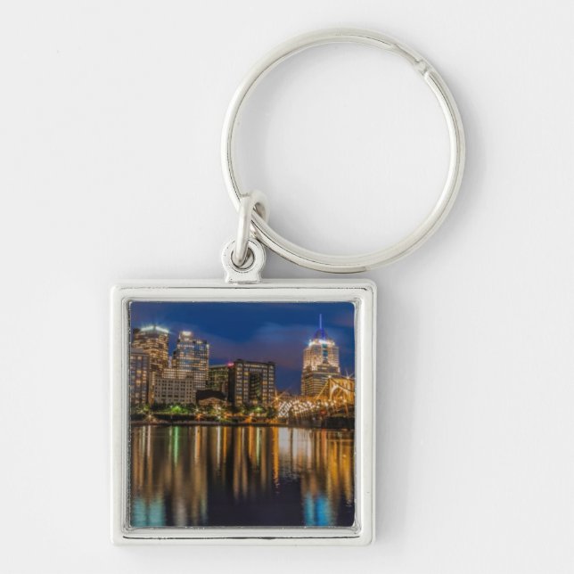 Reflections of Pittsburgh Key Ring (Front)