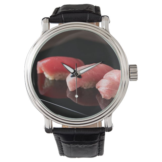Reflections of Toro – Minimal Sushi Watch (Front)