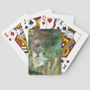 Reflections on a Canal (by William Merritt Chase) Playing Cards