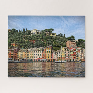 Reflections on Romantic Portofino - 16x20 - 520 pc Jigsaw Puzzle