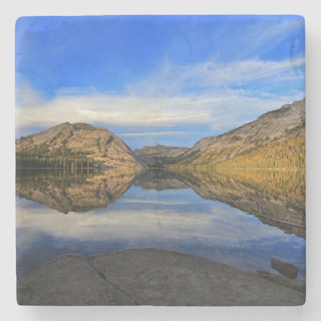 Reflections on Tenaya Lake Stone Coaster (Front)