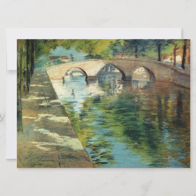 Reflections on the Canal Card (Front)
