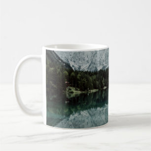 REFLECTIONS ON TREES ON LAKE COFFEE MUG