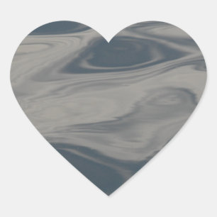 Reflections on Water Heart Sticker