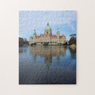 Reflections - Town Hall - Hannover, Germany Puzzle