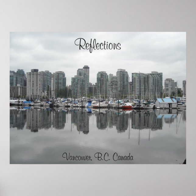 Reflections - Vancouver, B.C. Poster (Front)