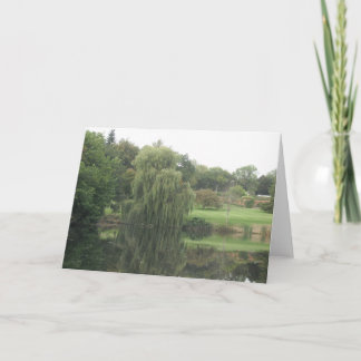 Reflections-Weeping Willow - Blank Card