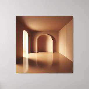 Reflective Arch Space Canvas Print