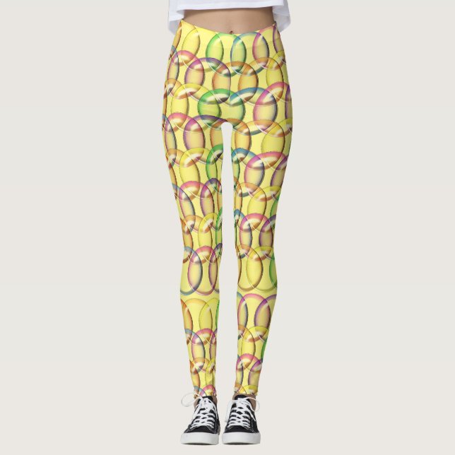 reflective bubbles leggings (Front)