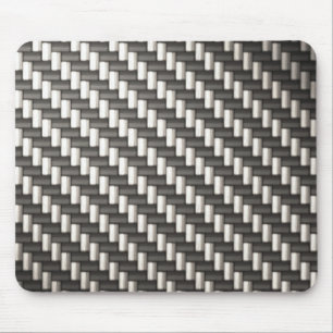 Reflective Carbon Fibre Textured Mouse Mat