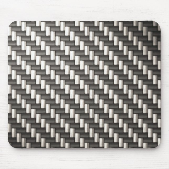 Reflective Carbon Fibre Textured Mouse Mat (Front)