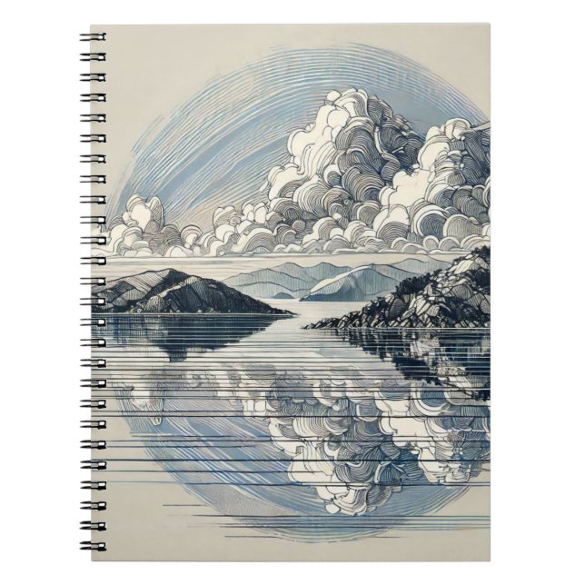 Reflective Clouds | Notebook Journal (Front)