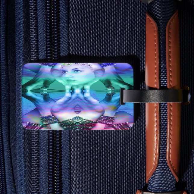 Reflective Dream Luggage Tag (Back Insitu 2)