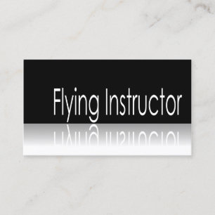 Reflective - Flying Instructor - Business Card