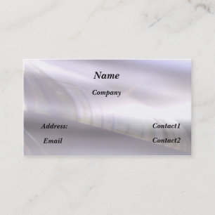 reflective metal - business card