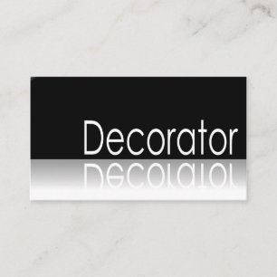 Reflective Text - Decorator - Business Card