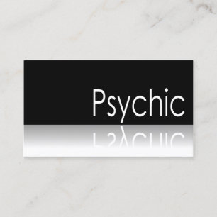 Reflective Text - Psychic - Business Card
