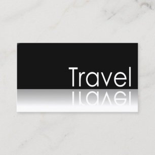 Reflective Text - Travel - Business Card