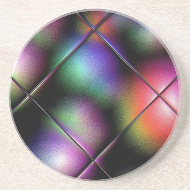 Reflective Tiles Coaster (Front)
