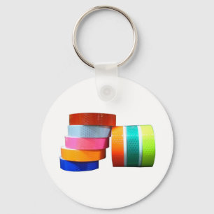 Reflector Reflective PVC Sticker Tape Reflectors Key Ring