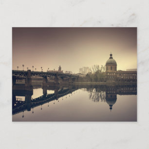 "Reflets sur la Garonne - Toulouse" Postcard