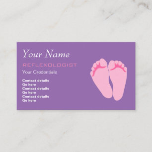 Reflexologist Price Business Cards