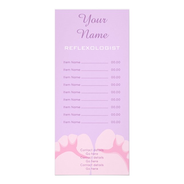Reflexologist Rack Card (Front)
