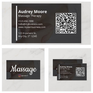 Reflexologists Chiropractors Massage Therapy Reiki Business Card