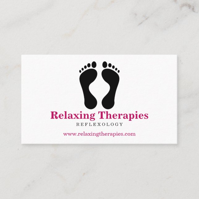 Reflexology Business Card (Front)
