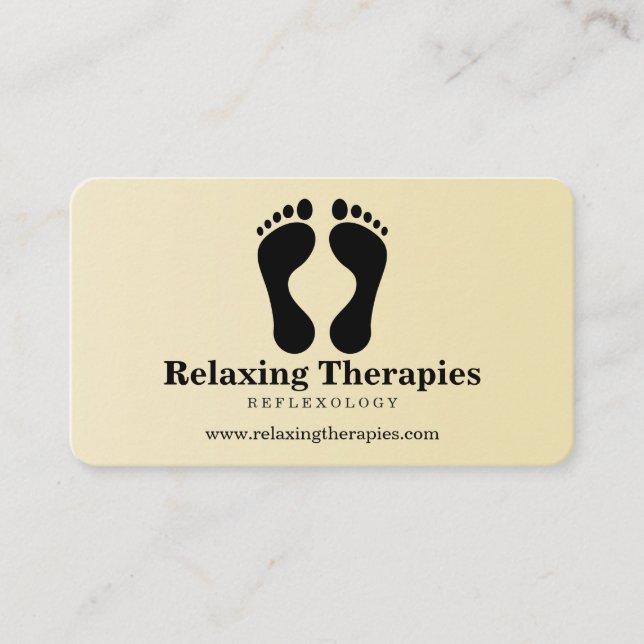 Reflexology Business Card (Front)