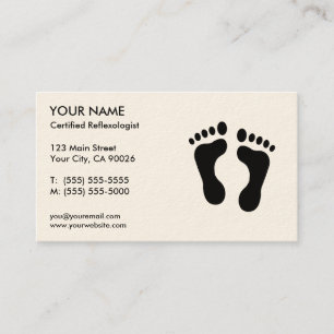 Reflexology Business Cards