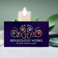 Reflexology - Colourful Spiral