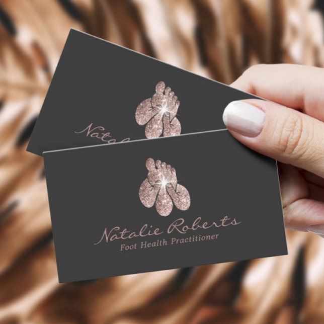 Reflexology Foot Massage Spa Therapist Podiatrist Business Card (Creator Uploaded)